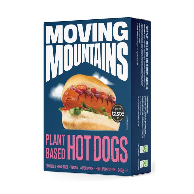 Moving Mountains Plant-Based Hot Dogs   4 x 60g GOODS M&S   