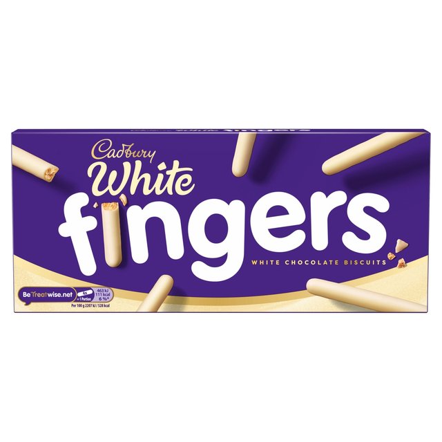 Cadbury Fingers White Chocolate Biscuits   114g GOODS M&S   