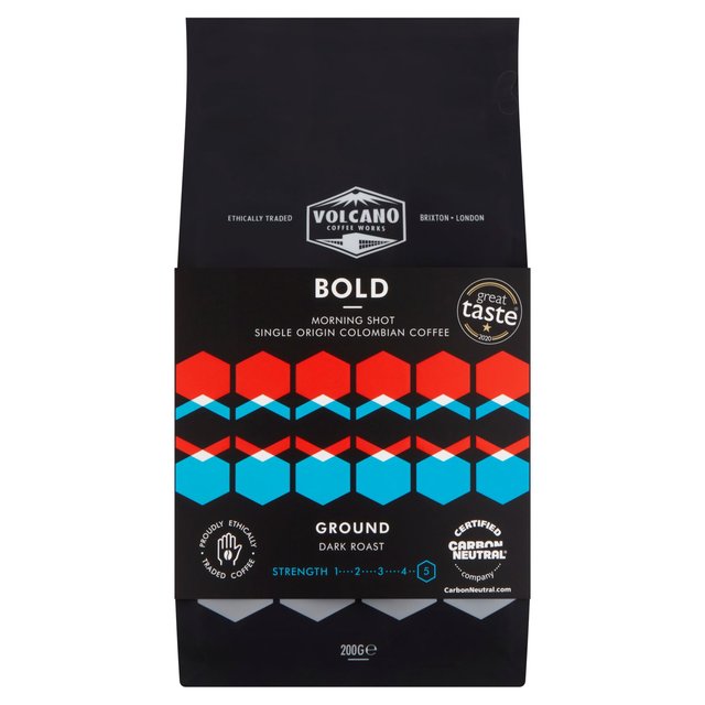 Volcano Coffee Works Bold Colombia Ground Coffee   200g GOODS M&S   