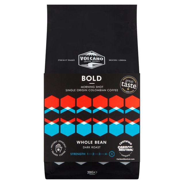 Volcano Coffee Works Bold Colombia  Whole Bean   200g GOODS M&S   