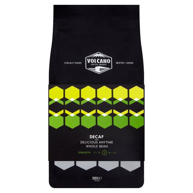 Volcano Coffee Works Decaf Delicious Anytime Coffee Beans   200g GOODS M&S   