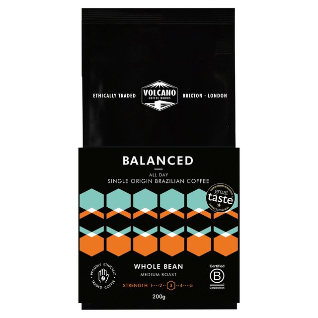 Volcano Coffee Works Balanced Brazil Whole Bean   200g GOODS M&S   