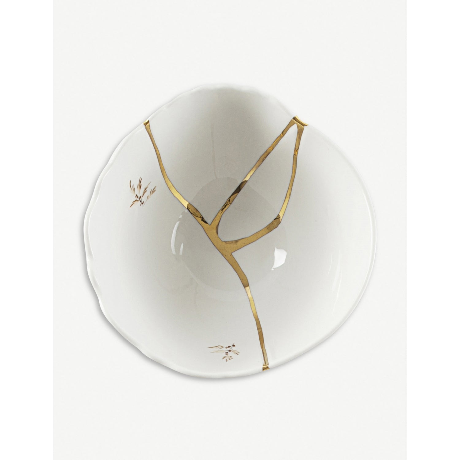 Seletti Kintsugi N1 porcelain and 24ct gold bowl 15.2cm - British product