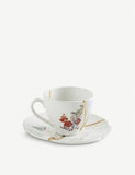 Seletti Kintsugi porcelain coffee cup and saucer - British product