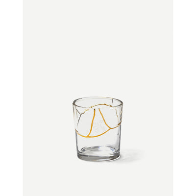 selfridges Seletti Kintsugi Glass and Gold Tumbler- Buy online at McGrocer