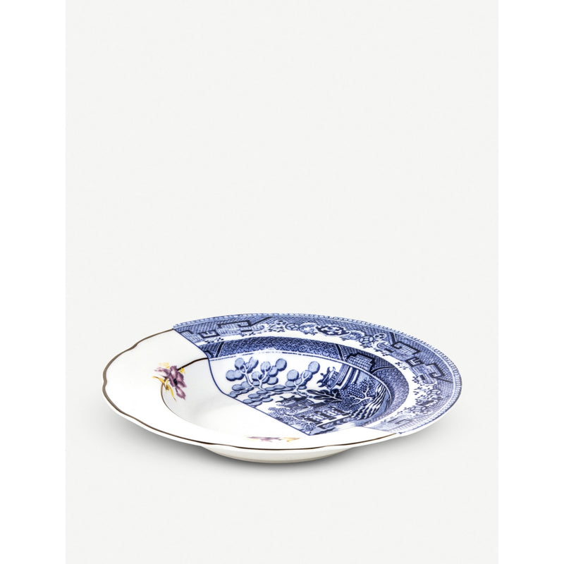 Seletti Hybrid Fillide printed soup plate 25.4cm - British product