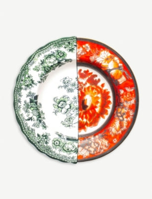 Seletti porcelain soup plate Hybrid Cecilia 25.4cm, imported from the UK
