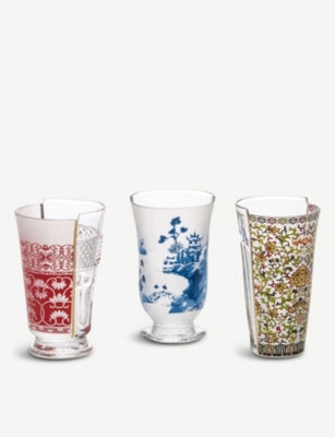 Seletti Clarice Hybrid cocktail glasses, 8.5cm x 15cm - British product