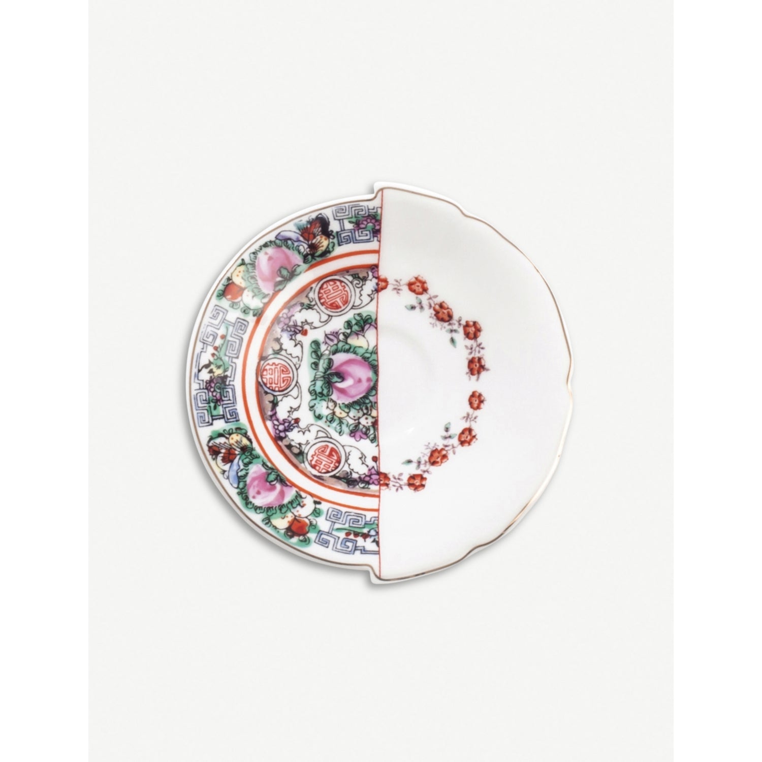 Seletti Tamara Hybrid porcelain coffee cup and saucer (British brand)