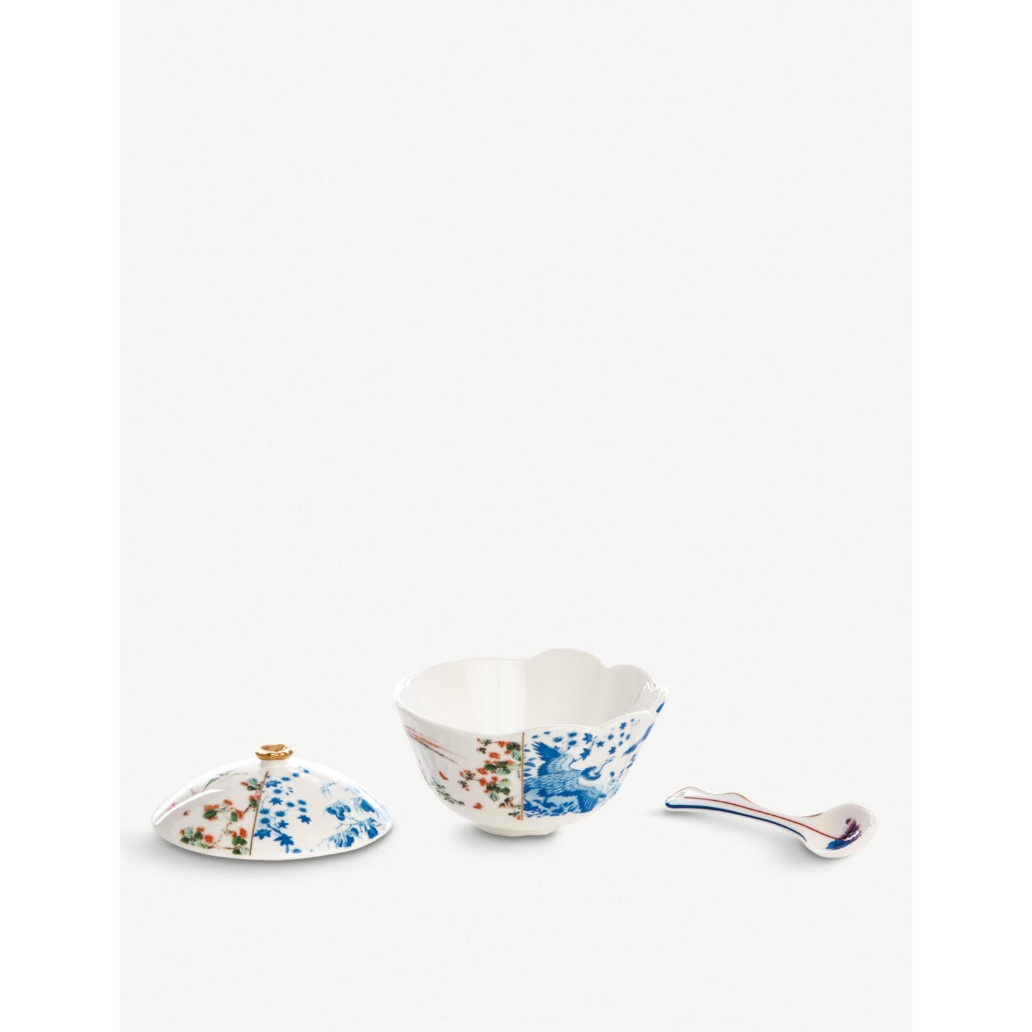 Seletti printed porcelain sugar bowl 12cm - British product
