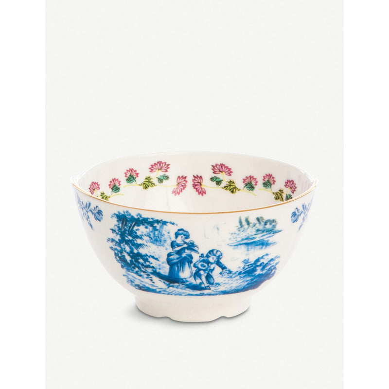Seletti Cloe Hybrid porcelain fruit bowl 10.5cm, imported from the UK