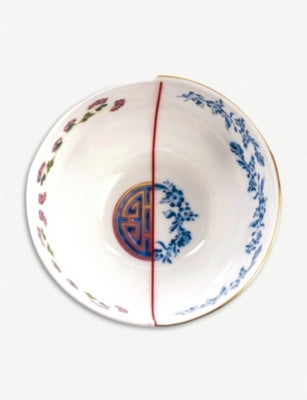 Seletti Cloe Hybrid porcelain fruit bowl 10.5cm, imported from the UK