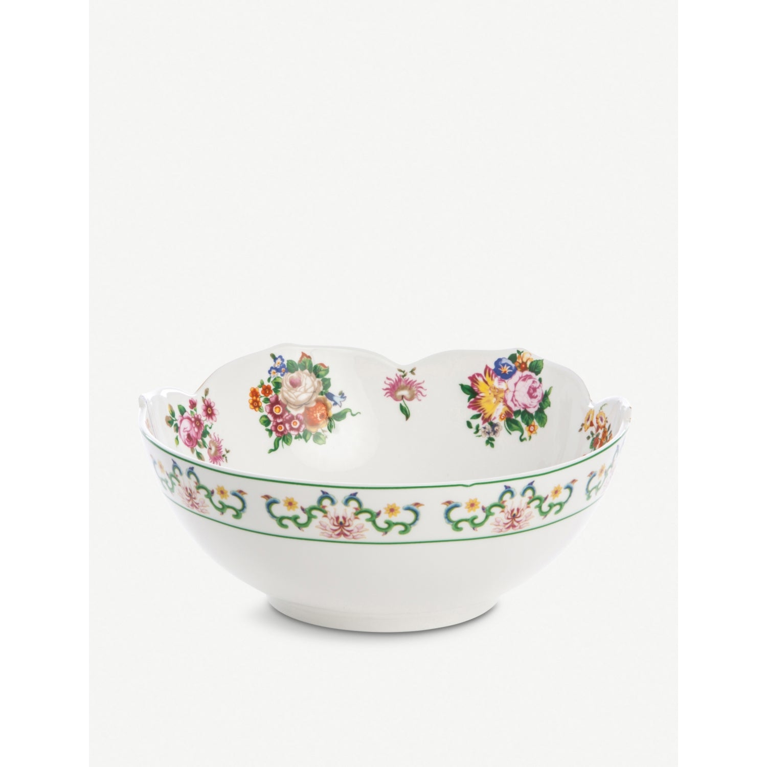 Seletti Hybrid Zaira bone china salad bowl 22cm, UK version