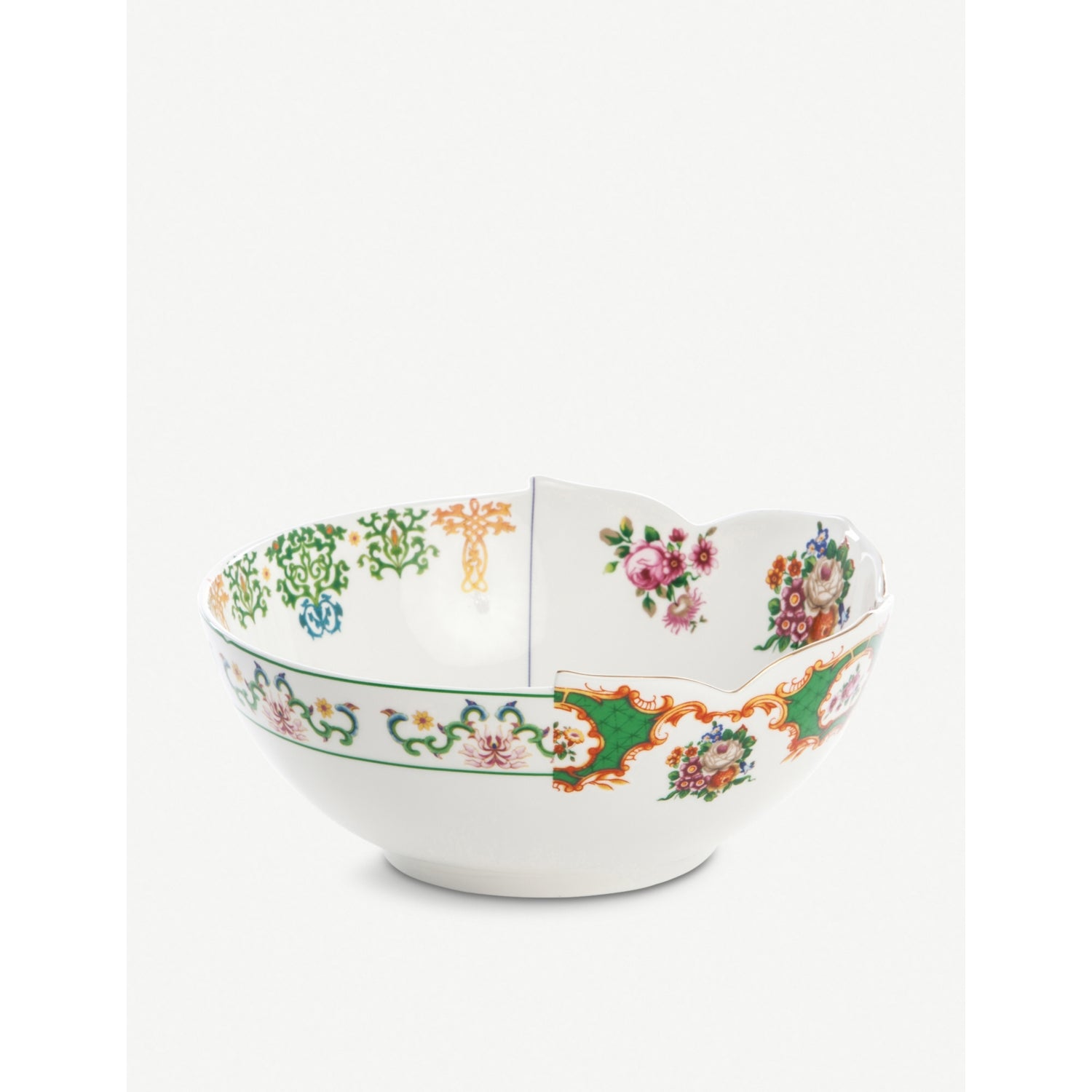 Seletti Hybrid Zaira bone china salad bowl 22cm, UK version