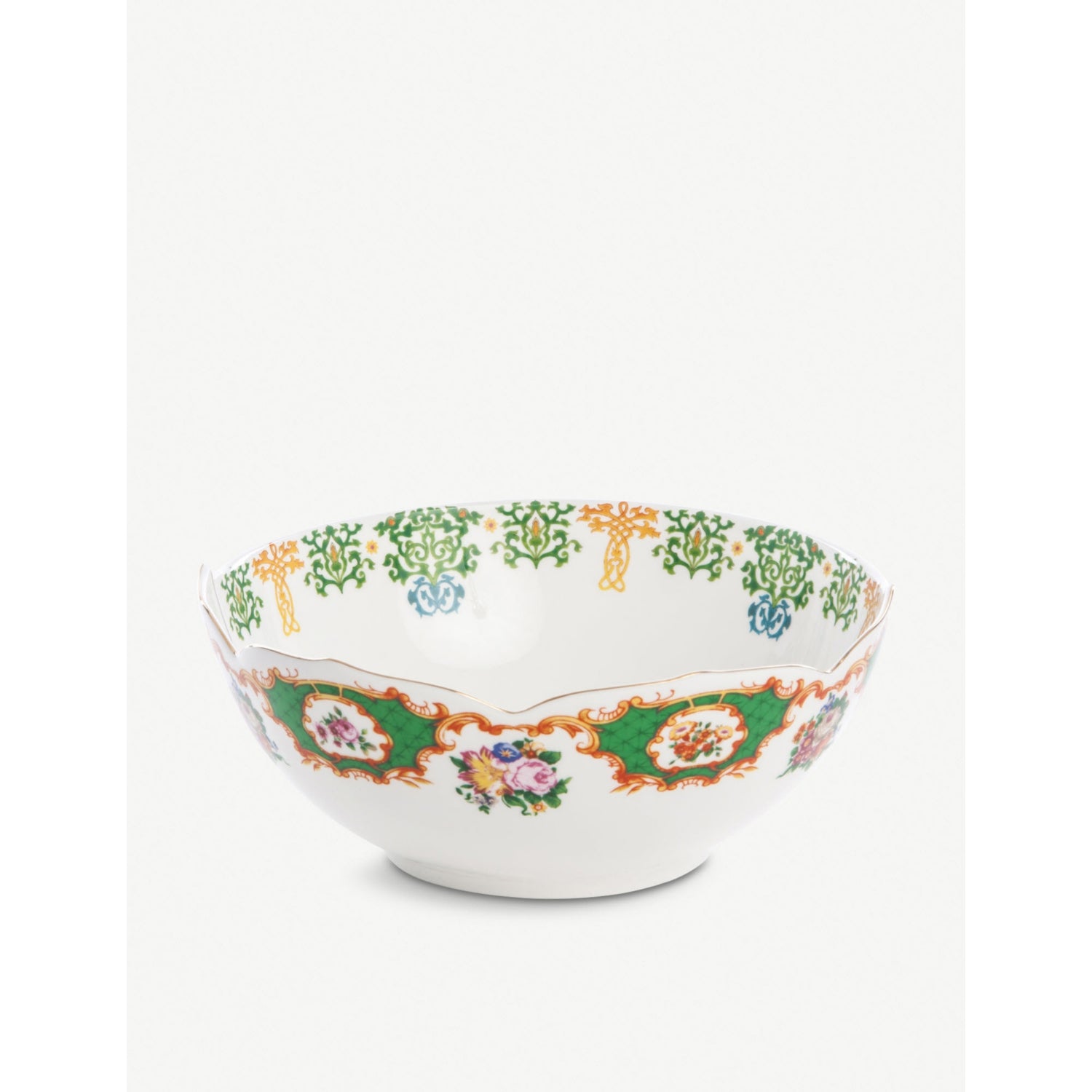 Seletti Hybrid Zaira bone china salad bowl 22cm, UK version