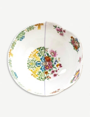 Seletti Hybrid Zaira bone china salad bowl 22cm, UK version