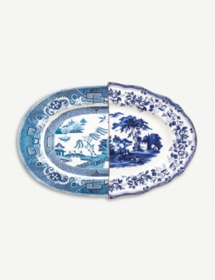 Seletti Diomira hybrid bone china tray, imported from the UK