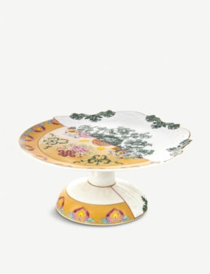 Seletti Hybrid Raissa bone china cake stand 26cm, imported from the UK