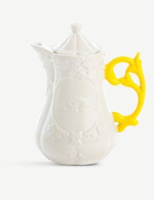 Seletti I-Wares bone china teapot 23cm, imported from the UK