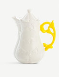 Seletti I-Wares bone china teapot 23cm, imported from the UK