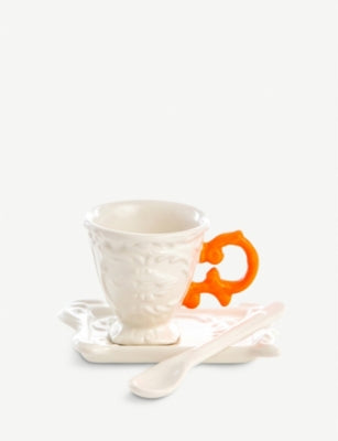 Seletti I-Wares bone china coffee cup 7cm - British product