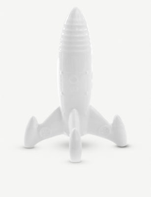 Seletti spaceship porcelain ornament 27cm, imported from the UK