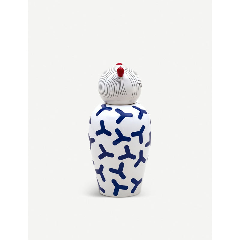 Seletti Zoe porcelain and dolomite vase 39cm - British product