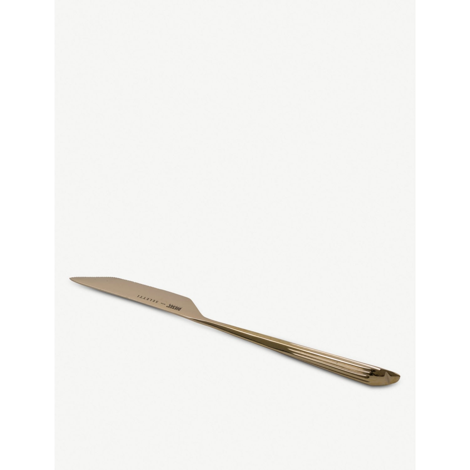 Diesel Living with Seletti Cosmic Diner Quasar brass cutlery set (British brand)