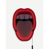 Seletti Blow Tongue neon wall lamp, imported from the UK