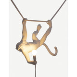 Seletti Monkey Swing resin ceiling lamp 44cm (British brand)