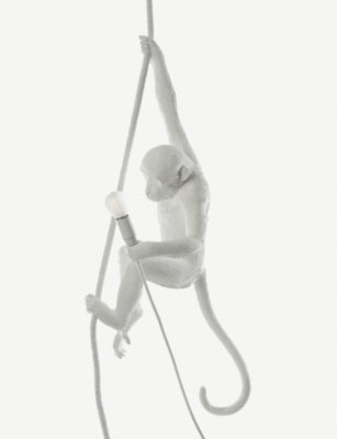 Seletti swinging monkey resin lamp 27cm, imported from the UK
