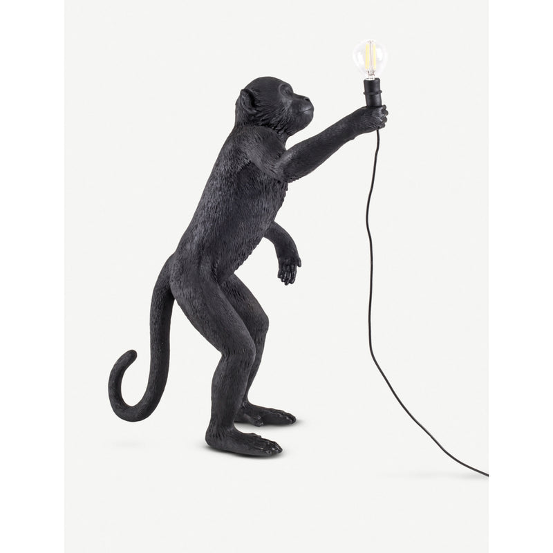 Seletti standing monkey resin lamp 54cm, UK version