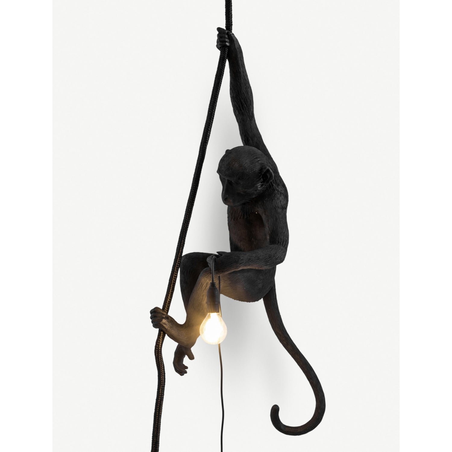 Seletti hanging monkey resin lamp 80cm, imported from the UK