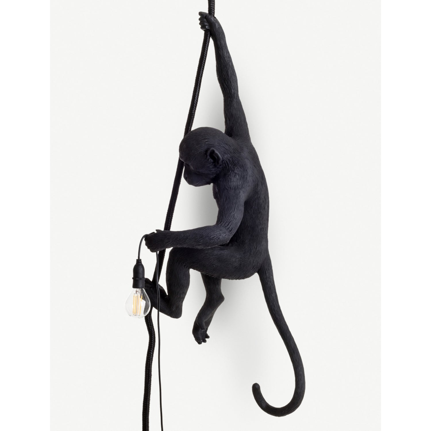 Seletti hanging monkey resin lamp 80cm, imported from the UK