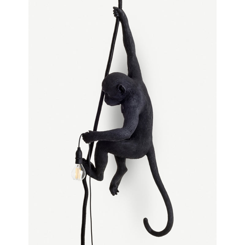 Seletti hanging monkey resin lamp 80cm, imported from the UK