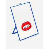 Seletti Toiletpaper lips mirror 23cm x 18cm, imported from the UK
