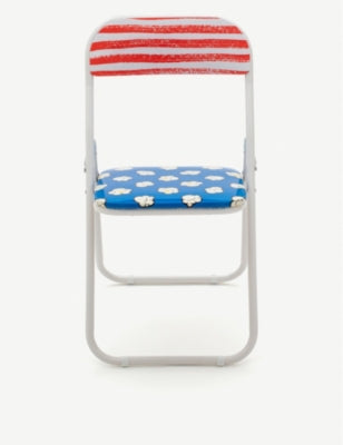 Seletti Blow folding chair popcorn pattern 46cm, UK version