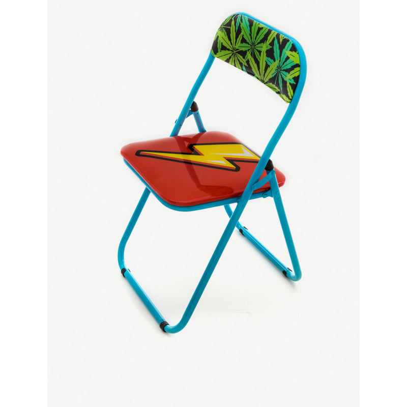 Seletti Blow folding chair metal PVC 46cm, UK version