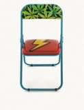 Seletti Blow folding chair metal PVC 46cm, UK version