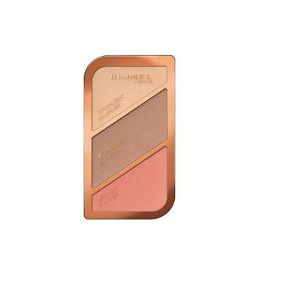 Rimmel Sculpting Highlighter Palette Coral Glow 18.5g
