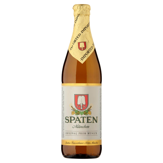 Spaten Premium Helles Craft Lager Beer Bottle 500ml GOODS Sainsburys   