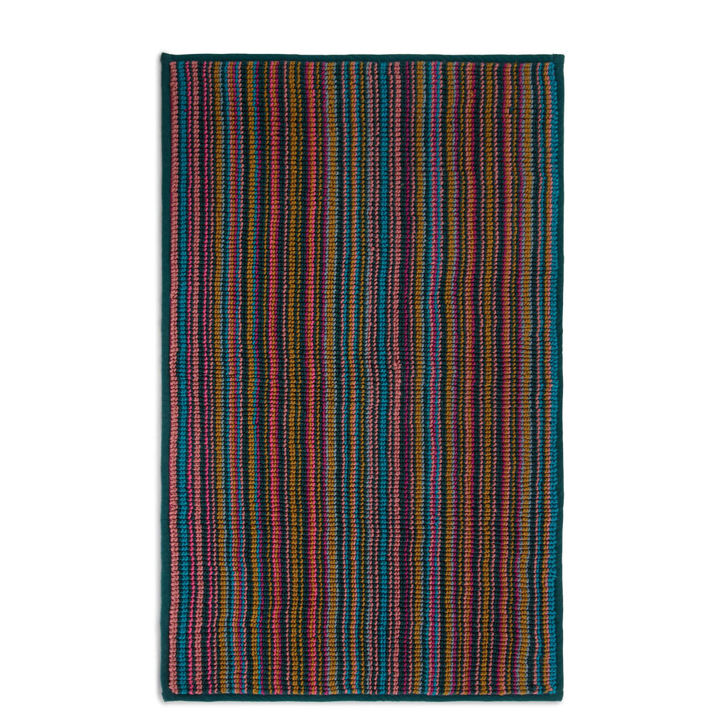 Habitat Stripe Bath Mat Skinny Bright