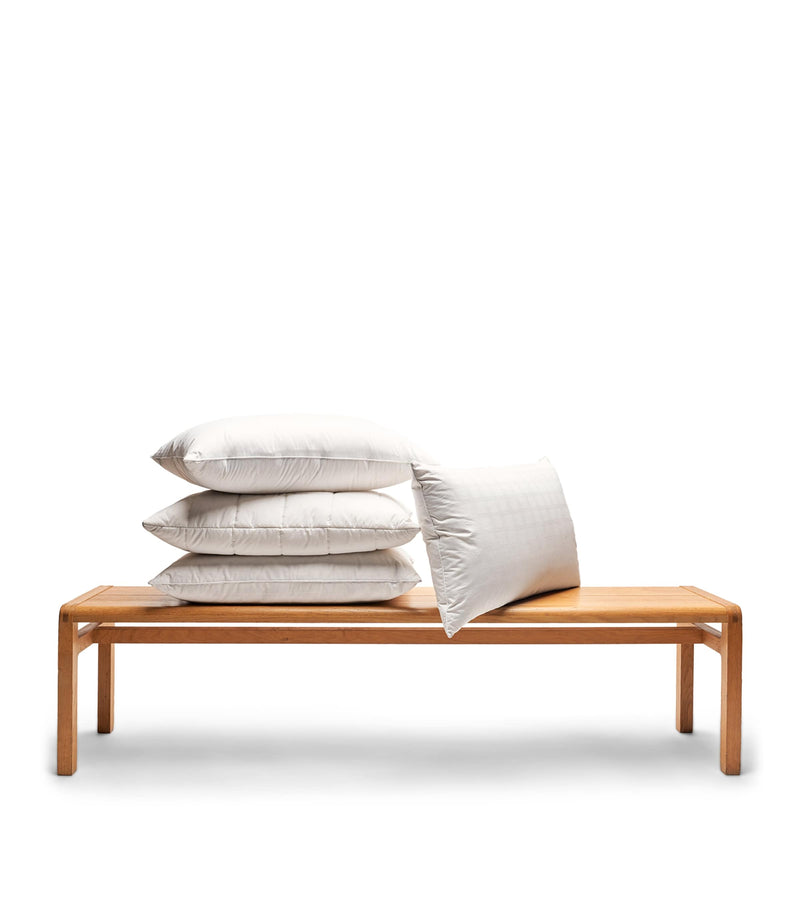 Vispring cotton down-filled pillow 50cm x 75cm (British brand)