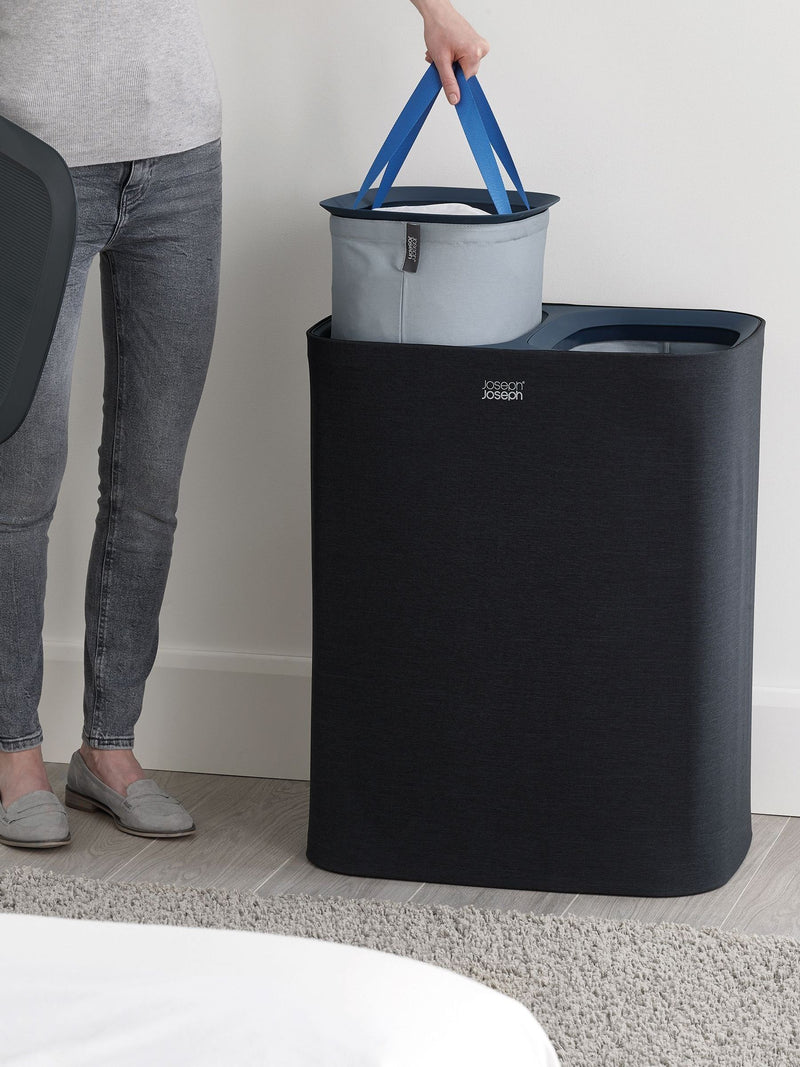 Joseph Joseph Tota grey laundry separation basket 90L - British product
