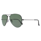 Ray-Ban Aviator 3025 black green sunglasses, imported from the UK