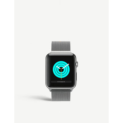 selfridges MINTAPPLE Apple Watch Silver Milanese Loop Strap 38mm/40mm/41mm- Buy online at McGrocer