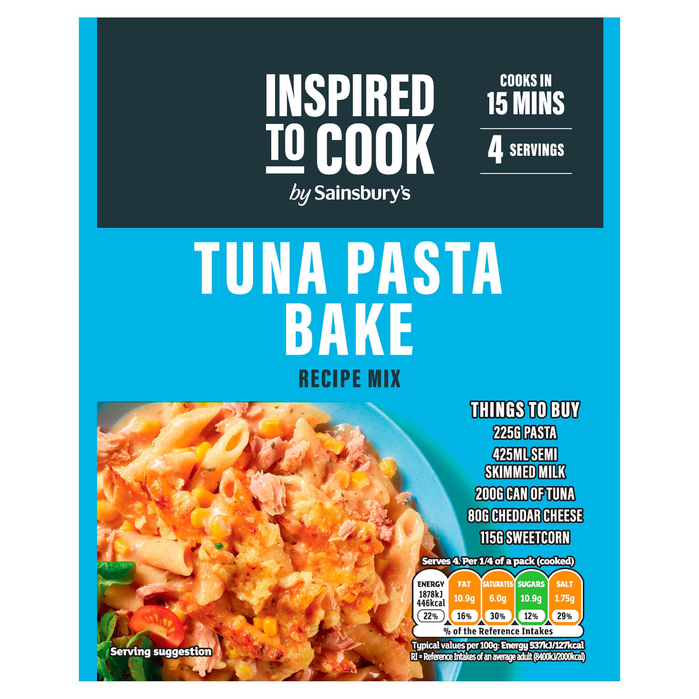 Sainsbury's Tuna Pasta Bake Recipe Mix, Inspired to Cook 44g GOODS Sainsburys   