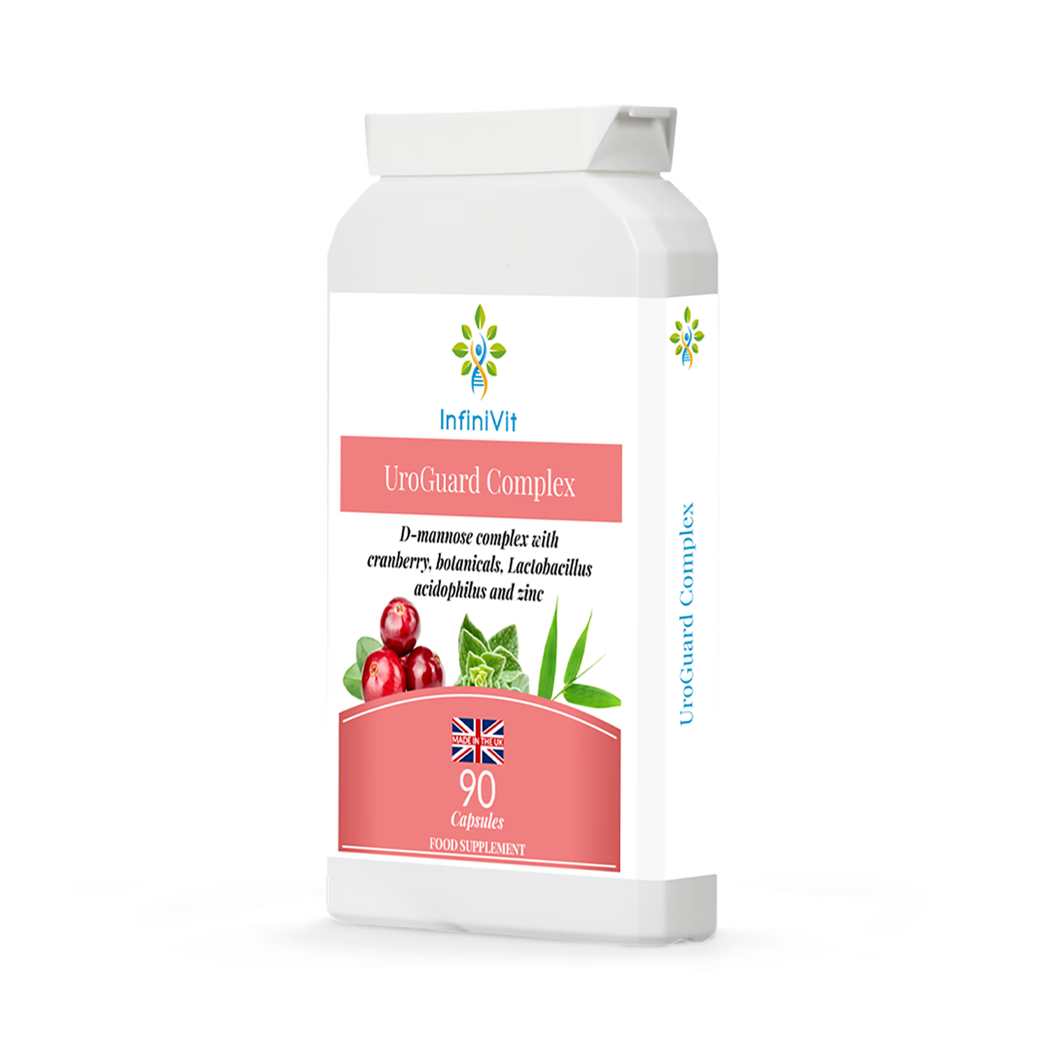 InfiniVit UroGuard Complex urinary supplement 90 capsules, imported from the UK