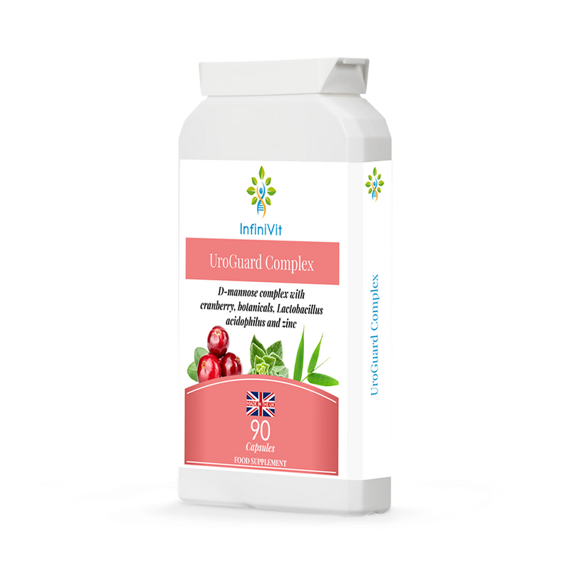 InfiniVit UroGuard Complex urinary supplement 90 capsules, imported from the UK