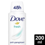 Dove Fresh with ¼ moisturising cream Anti-perspirant Deodorant Spray for 48 hours of protection 200ml GOODS Boots   